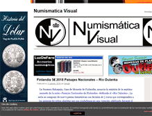 Tablet Screenshot of numismatica-visual.es